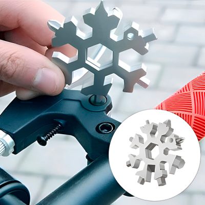 Multiutensile a forma di fiocco di neve 18 in 1 | MULTIFLAKE