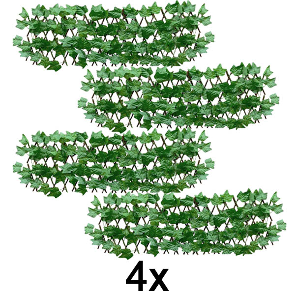 4x Recinzione decorativa e pratica per terrazza e giardino | GREENFENCE