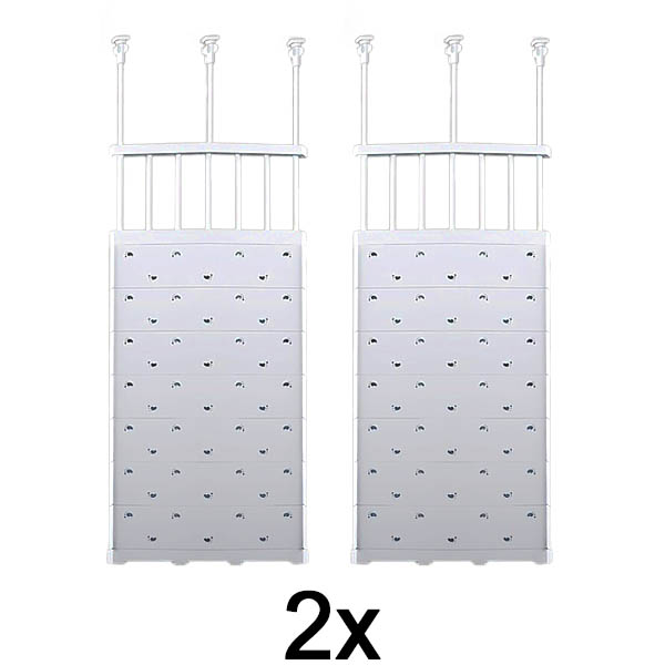 2x Scaffale portaoggetti espandibile | SHELFEXPEND